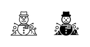 Snowman Vector Icon