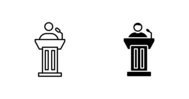 Podium Vector Icon