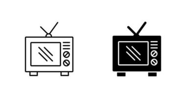 Old TV Vector Icon