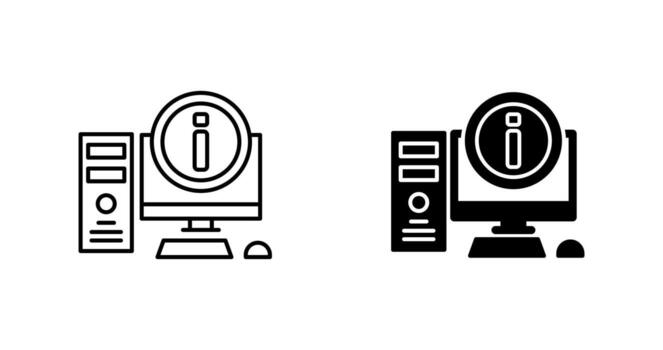 Computer Vector Icon