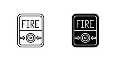 Fire Button Vector Icon