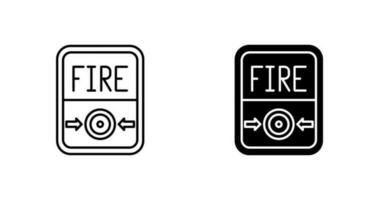 Fire Button Vector Icon