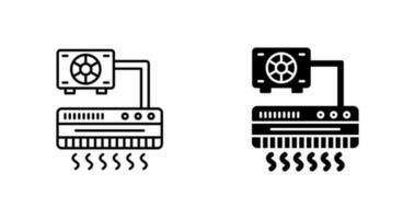 icono de vector de aire acondicionado