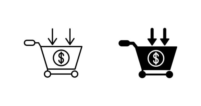 icono de vector de comercio