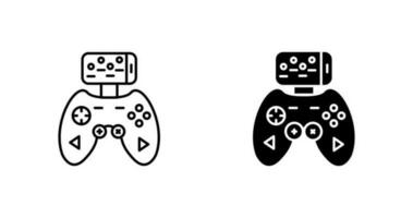 icono de vector de controlador de juego