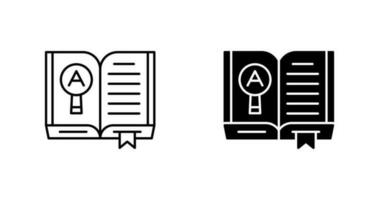 Open Book Vector Icon