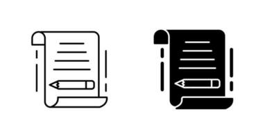 Write Vector Icon