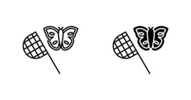 Butterfly Catcher Vector Icon