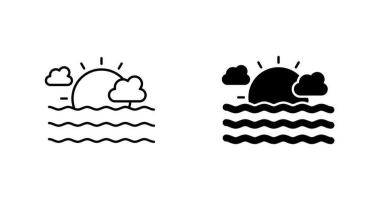 Sea Vector Icon