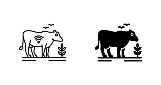 Cattle Vector Icon