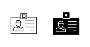 Identity Card Vector Icon