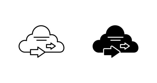 Cloud Computing Vector Icon