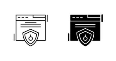Web Security Vector Icon