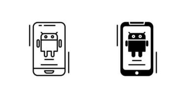 icono de vector de Android