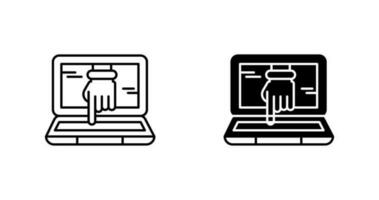 Computer Hacking Vector Icon