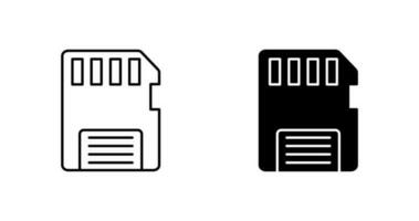 Memory Card Vector Icon