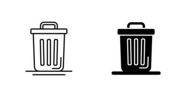 Trash Can Vector Icon