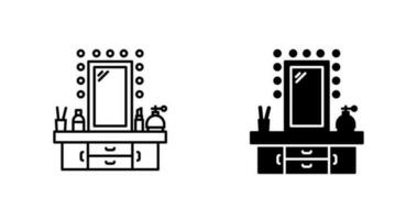 Dressing Table Vector Icon