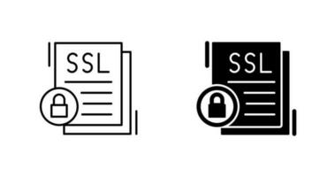 icono de vector de ssl