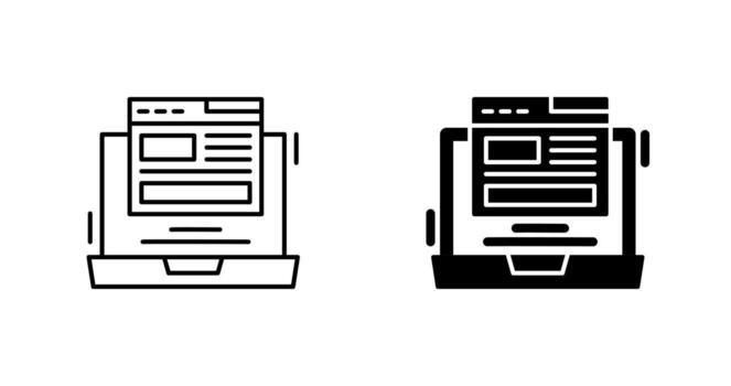 Layout Vector Icon