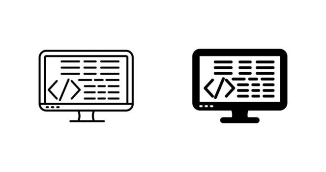 Coding Vector Icon