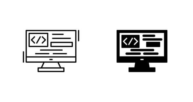 Coding Vector Icon