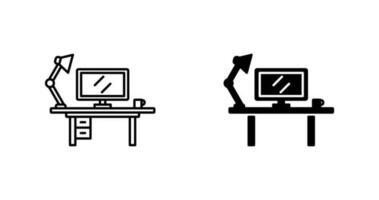 icono de vector de espacio de trabajo