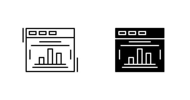 icono de vector de estadísticas