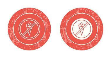 No Icecream Vector Icon