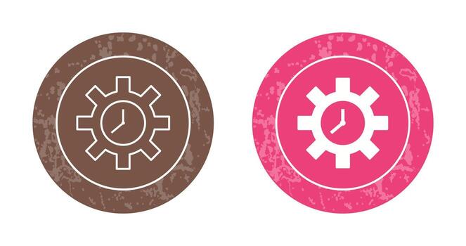 Unique Time Optimization Vector Icon