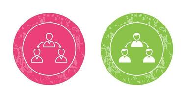 Unique Connected Users Vector Icon