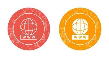 Unique World Wide Web Vector Icon