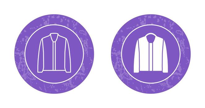 icono de vector de chaqueta