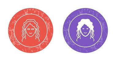 Hair Curly Vector Icon