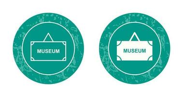 Museum Tag Vector Icon