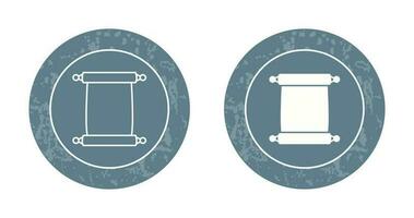 Scroll of Paper Vector Icon