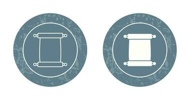 Scroll of Paper Vector Icon