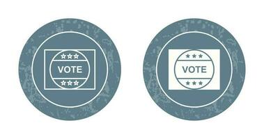 Vote Sticker Vector Icon