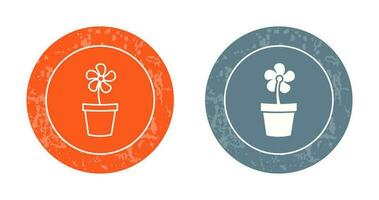 Flower Pot Vector Icon