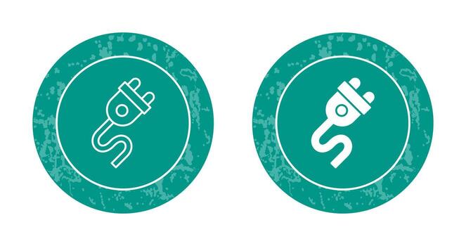icono de vector de enchufe