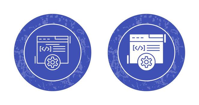 icono de vector de desarrollo web