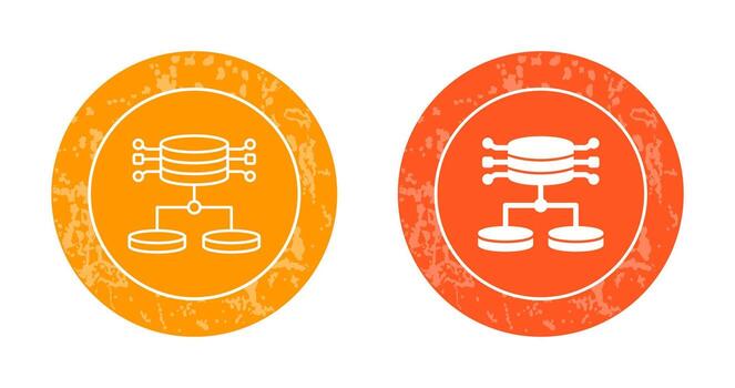 icono de vector de datos estructurados