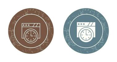 Wall Clock Vector Icon