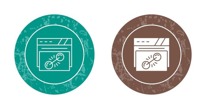 icono de vector de enlace