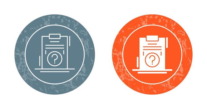 icono de vector de pregunta