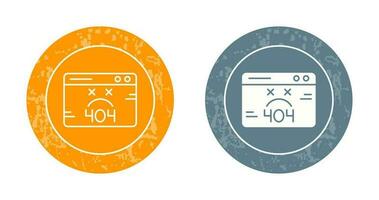 404 Error Vector Icon