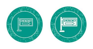 Emergency Sign Vector Icon