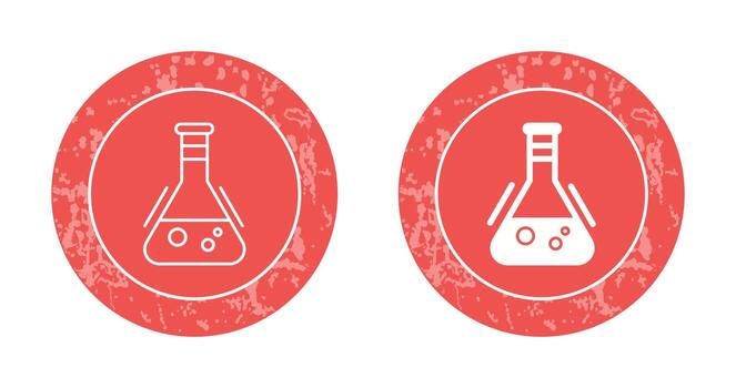 icono de vector de matraz