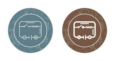 icono de vector de circuito eléctrico