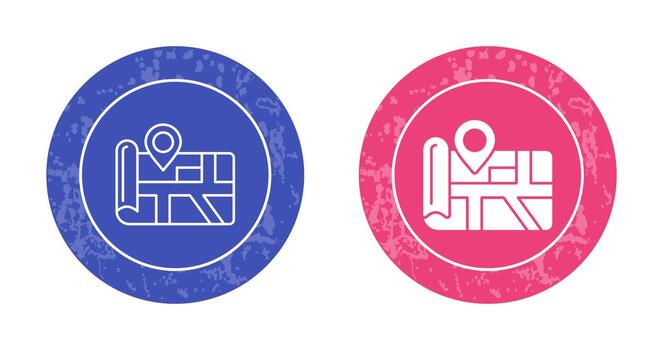 icono de vector de mapa